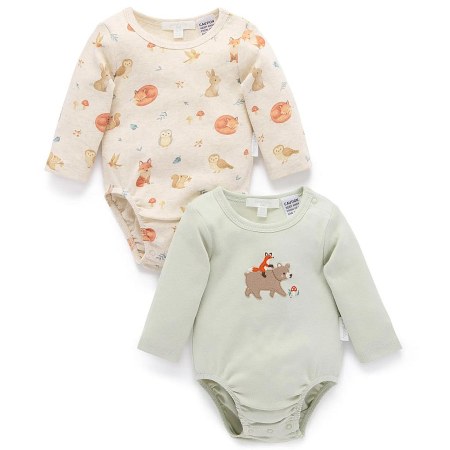 Purebaby Woodland Print